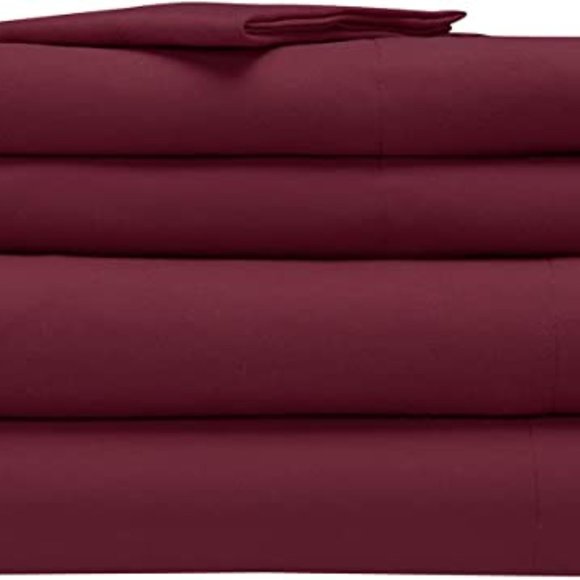 SERTA Simply Clean Soft Hypoallergenic Stain Resistant Deep Pocket 4 PiecesKing - Picture 6 of 6